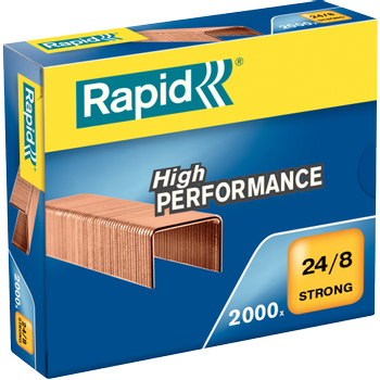 RAPID Strong Nietjes 24/8 24859200 Koper, Staal Koper 2000 Nietjes (24859200)
