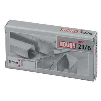 NOVUS NOVUS OFFICE Nietjes 23/6 042-0039 Staal Zilver 1000 Nietjes (042-0039)