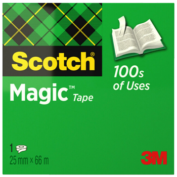 SCOTCH plakband Scotch Magic 810 transparant 25 mm (B) x 66 m (L) grote kern (FT510005679)