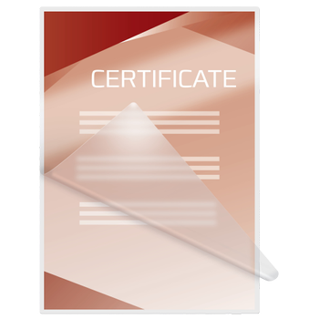 GBC Document Lamineerhoezen A4 Glanzend 125 micron (2 x 125) Transparant 100 Stuks (3200723)