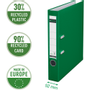 LEITZ 180° Smal Classeur A4 52 mm Groen 2 Ringen 1015 PP (Polypropeen) Glad Staand (10155055)