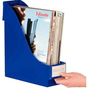 LEITZ 2425 Tijdschriftencassette WOW Blauw A4 9.2 cm Polypropyleen 9,5 x 29 x 32 cm (24250035)