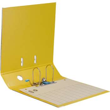 ELBA Rado Plast Breed Classeur A4 80 mm Geel 2 Ringen Rado Plast PVC (Polyvinylchloride) Staand (100022627)