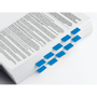 POST-IT Indexen Rechthoekig 2,54 x 4,32 cm Blauw 680-2 50 Strips (680-2 BL)