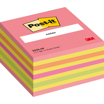POST-IT Notes Kubus 76 x 76 mm Neon Roze 450 Vellen (2028-NP)
