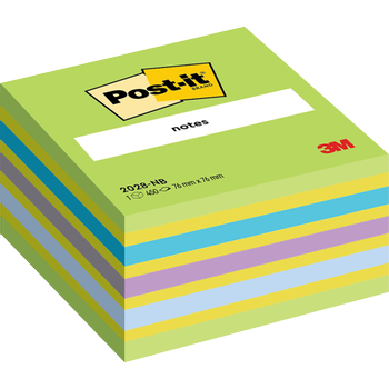 POST-IT Notes Kubus 76 x 76 mm Kleurenassortiment 450 Vellen (2028-NB)