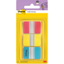 POST-IT Index Indexen Rechthoekig 2,54 x 3,81 cm Kleurenassortiment Strong 3 Stuks à 22 Strips