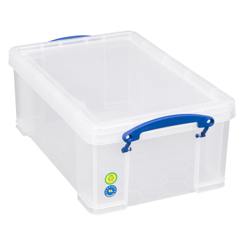 Really Useful Box Kunststof Magazijnbak 9 l Transparant 25,5 x 39,5 x 15,5 cm (9C)