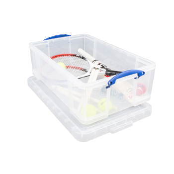 Really Useful Box Kunststof Magazijnbak 50 l Transparant 71 x 44 x 23 cm (50CCB)