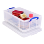 Really Useful Box Kunststof Magazijnbak 50 l Transparant 71 x 44 x 23 cm (50CCB)