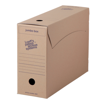 Loeff'S Archiefdozen 3007 Jumbo Box Foolscap Bruin (11,5cm) - 25 stuks (7770801)