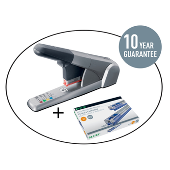 LEITZ Power Performance K6 Nietcartridge 26/6 55910000 Gegalvaniseerd staal Blauw 1050 Nietjes (55910000)