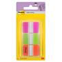 POST-IT Durable Indexen Rechthoekig 2,54 x 3,81 cm Kleurenassortiment Strong 3 Stuks à 22 Strips