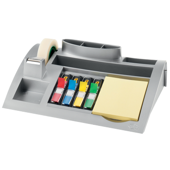 POST-IT C50 Bureau organizer Zilver Blanco Kunststof 25,6 x 16,6 x 6,8 cm (7012764106)