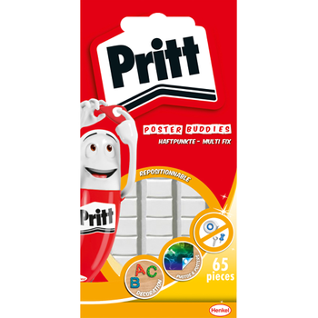 PRITT Zelfklevende pads Niet-permanent 0,8 cm Wit 65 Stuks (2679463)