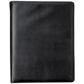 MONOLITH Deluxe Ritssluiting Map A4 Kunstleer Zwart 2827 (2827)