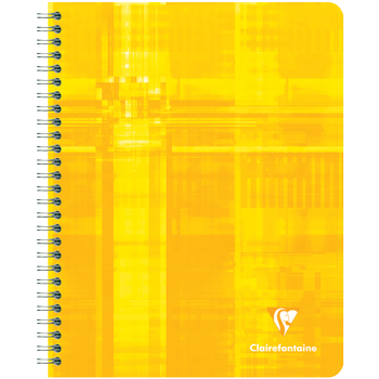 CLAIREFONTAINE A5+ Spiraalschrift Kleurenassortiment Gelamineerde kartonnen kaft Gelinieerd 90 Vellen (885C)