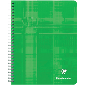 CLAIREFONTAINE A5+ Spiraalschrift Kleurenassortiment Gelamineerde kartonnen kaft Gelinieerd 90 Vellen (885C)