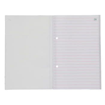 EXACOMPTA Orderboek Wit Gelinieerd Niet geperforeerd Speciaal 13,5 x 1 x 21 cm 80 g/m² 25 Vellen (3137X)