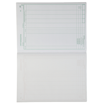 EXACOMPTA Ontvangstbewijzen NL Wit A4+ 21 x 29,7 cm 25 vellen (23504X)