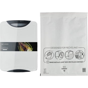 MAIL LITE Zak-enveloppen K/7 Wit Zonder Venster 350 (B) x 470 (H) mm Kleefstrip 79 g/m² 50 Stuks (103030532)