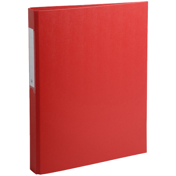 EXACOMPTA 25 mm Tabblad Karton, pp (polypropeen) A4 2 Ringen Rood (54385E)