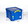 Really Useful Box Kunststof Magazijnbak 35 l Blauw 48 x 39 x 31 cm (35BCB)