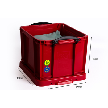 Really Useful Box Kunststof Magazijnbak 35 l Rood 48 x 39 x 31 cm (35R)