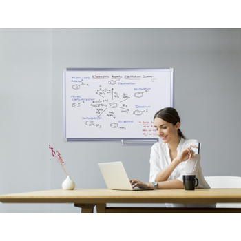 BI-OFFICE New Generation Whiteboard Magnetisch Gelakt staal 90 (B) x 60 (H) cm (MA0307830)
