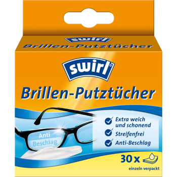 Swirl Vochtige brillendoekjes Wit 30 Stuks (4,00651E+12)