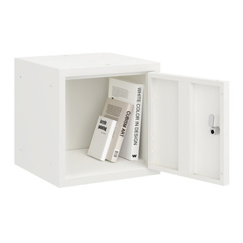 CEHA Metaal Kluisje 1 Deur Cilinderslot 305 x 305 x 305 mm Wit (OKK30ZHC9010D)