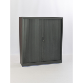 CEHA Roldeurkast Metaal 3 Planken Afsluitbaar 1.200 x 450 x 1.200 mm Zwart (CHS1201209005)