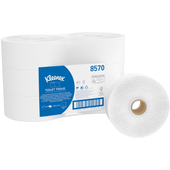 KLEENEX Toiletpapier 2-laags 8570 6 Rollen à 500 Vellen (8570)