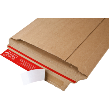 Colompac Golfkarton Enveloppen 288 (B) x 200 (D) x 50 (H) mm Bruin Pak van 20 (CP 010.02.020)