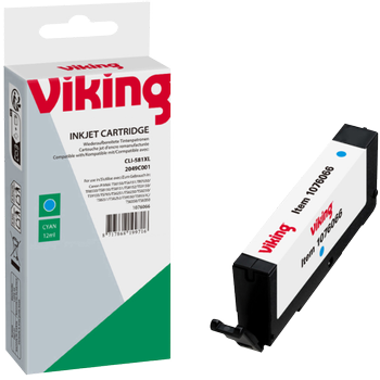 VIKING CLI-581XL compatibele Canon inktcartridge cyaan (1076066)