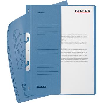 FALKEN Bijlagen-map A4 Blauw Karton Hechtmechanisme (80003999001F)