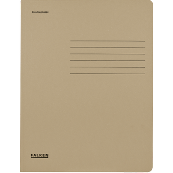 FALKEN 3-flap mappen 448019E A4 Grijs Karton (80001464001F)