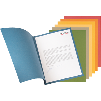 FALKEN Dossiermap A4 Geel Manila Gerecycled 250 g/m² (80004146002F)