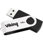 VIKING USB-stick USB 2.0 128 GB Zilver, zwart