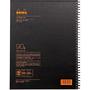 RHODIA Notitieboek Geruit Zwart Geperforeerd 160 Pagina's 80 Vellen