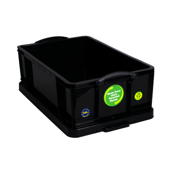 Really Useful Box Kunststof Archiefdoos 50 l Zwart 44 x 71 x 23 cm (50BKCB)