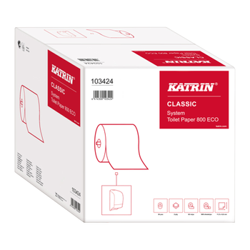 KATRIN Toiletpapier Katrin Classic 2 laags Wit 36 Rollen van 800 vellen (UNKNOW)