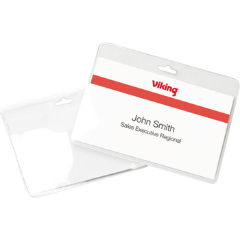 VIKING naambadge zonder klem 90 x 60 mm 10 stuks (1111758)