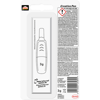 PATTEX Secondelijm Permanent Perfect Pen Gel Transparant PSPP3 3 g (2806051)