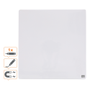 NOBO Mini Wandmontage Magnetisch whiteboardtegel 1903802 Gelakt staal Frameloos 360 mm x 360 mm Wit (1903802)
