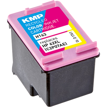 KMP Compatibel HP 62XL Inktcartridge C2P07AE Cyaan, Magenta, Geel (1741,403)