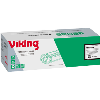 VIKING TN-247BK compatibele Brother tonercartridge zwart (1137683)