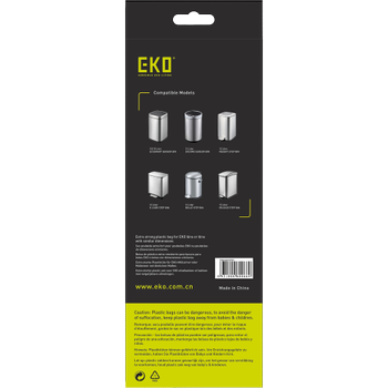 Eko Vuilniszakken 15 l Wit PE (polyethyleen) 6 Rollen à 20 Stuks (EK33703)