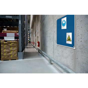 NOBO Premium Plus Vilt Prikbord 90 (B) x 60 (H) cm Blauw (1915188)