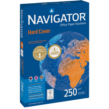 Navigator Hard Cover A4 Kopieerpapier 250 g/m² Glad Wit 125 Vellen (NHC989453)
